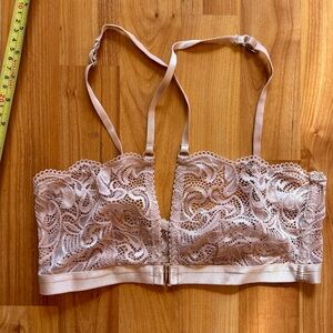 Lonely x-back front clasp bra, 32C